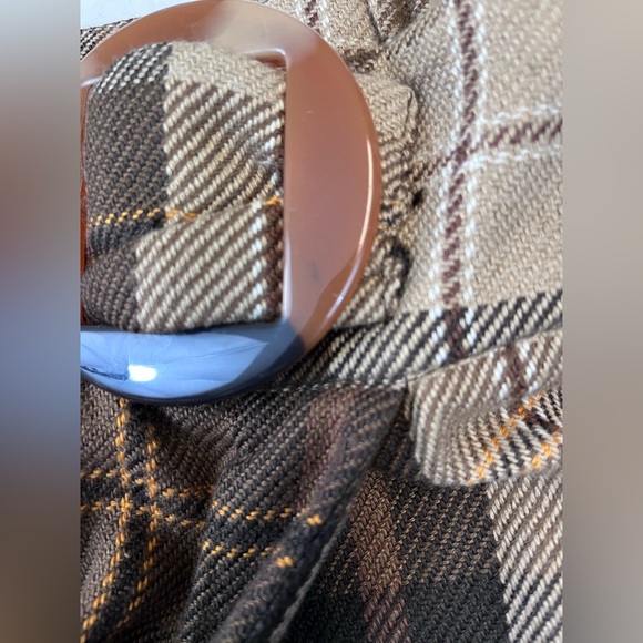 Cato Women’s Brown Plaid Skirt. Size 26/28W - Picture 5 of 14